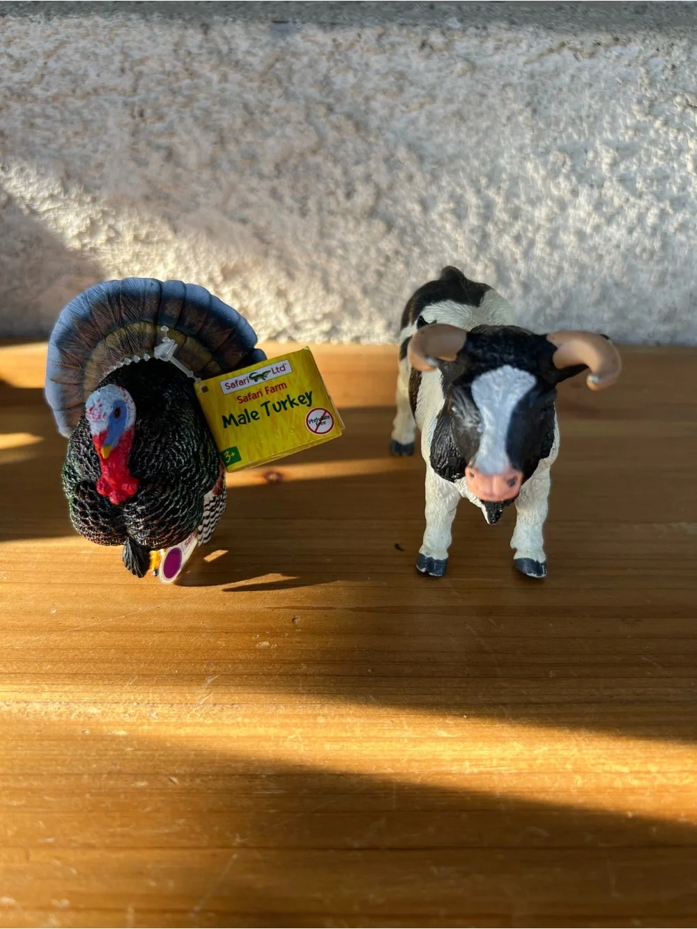 Safari Ltd Male Turkey Figurine - Black and Multicolor Small Pet Toy